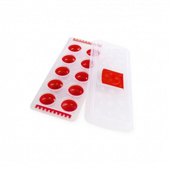 Форма для льда с силиконовыми вставками