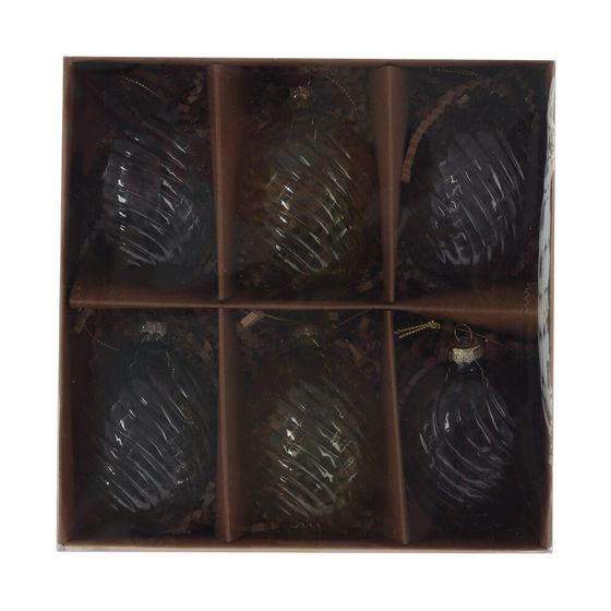 Набор из 6-ти изделий декоративных подвесных &quot;Яйцо пасхальное&quot; (6*8,5), L20 W20 H6,5 см