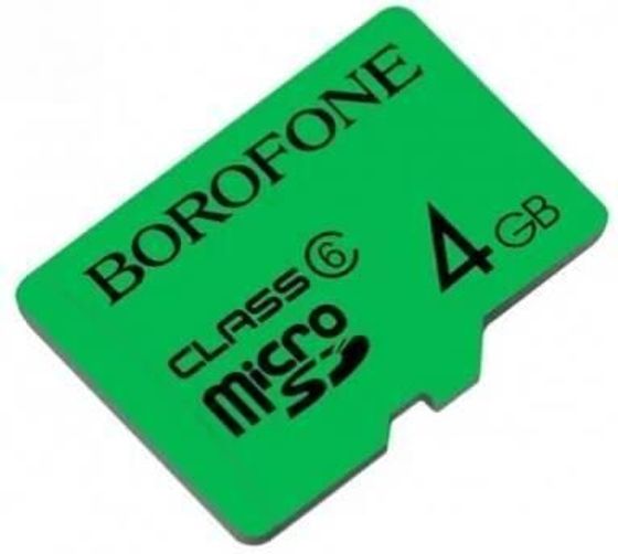 Карта памяти microSDHC 4GB Borofone (6931474701206)