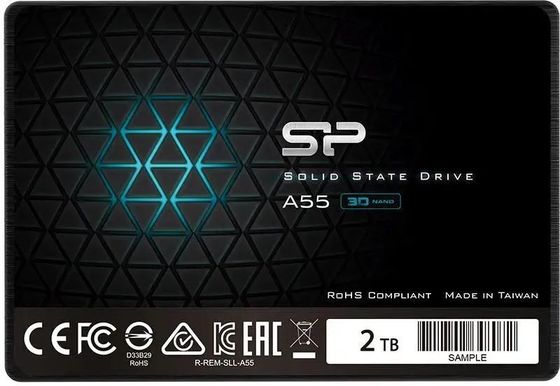 Накопитель SSD 2Tb Silicon Power SATA-III A55, 2.5&quot; [R/W - 500/450 MB/s] TLC