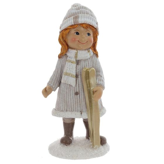 Фигурка декоративная &quot;Мальчик/Девочка&quot;, L8 W7 H18 см, 2в.