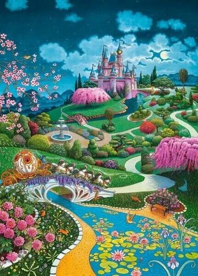 Castorland Puzzle 180 Cinderella&#39;s Castle CASTOR