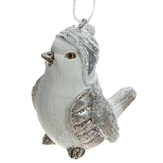 Фигурка декоративная подвесная &quot;Птичка&quot;, L7 W5,5 H9 см, 2в.