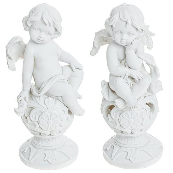 Фигурка декоративная &quot;Ангел&quot;, L9,5 W9 H19 см, 2в.