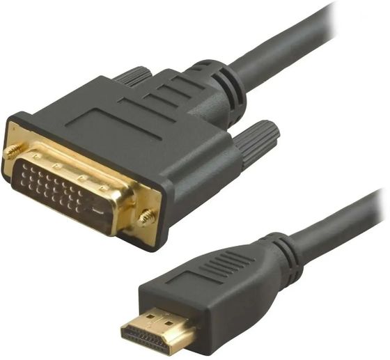 Кабель Lazco HDMI(m) - DVI-D(m) 15м черный (WH-141(15M))