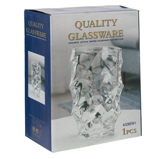 Ваза, 550 мл, L12,5 W7,5 H18 см