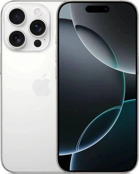 Смартфон Apple iPhone 16 Pro 6Gb/128Gb белый титан (MYMW3J/A)