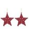 Набор из 2шт Украшение новогоднее &quot;Звезда&quot;, L10 W1 H10 см