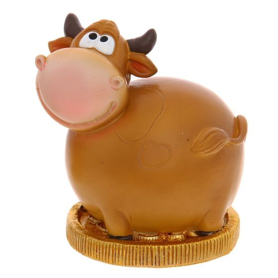 Копилка &quot;Бык&quot;, L7 W7 H8 см, 4в