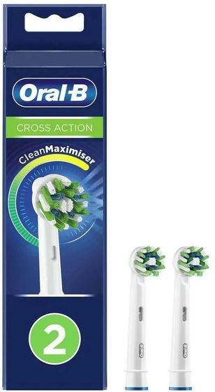Насадка для зубных щеток Oral-B Cross Action EB50RB 2шт (для Oral-B)