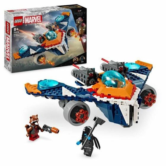 Lego 76278 Marvel: Ракета против строительного набора Космический корабль Ронана, разноцветный, 290 предметов