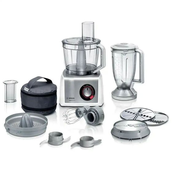 Food processor MultiTalent 8 1200 W White, Brushed stainless steel - MC812S734G