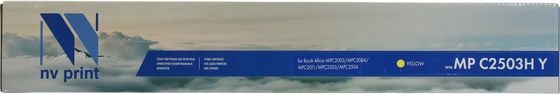Тонер-картридж NVP NV-MPC2503H Yellow для Ricoh Aficio-MPC2003/MPC2004/MPC2011/MPC2503/MPC2504 (9500стр.)