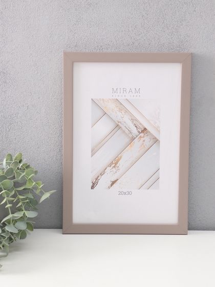 Фоторамка пластик &quot;МИРАМ&quot; 20х30 св. коричневый