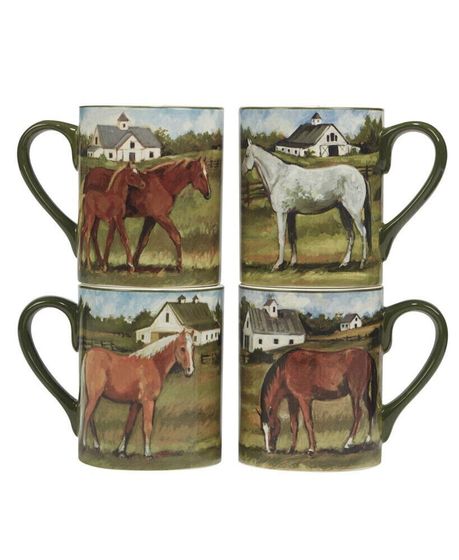 York Stables Set of 4 Mug 14 oz.