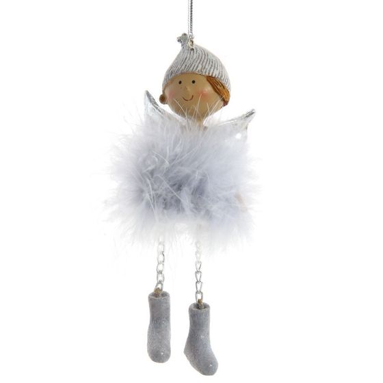 Украшение новогоднее &quot;Ангелочек&quot;, L6 W6 H13 см, 2в.