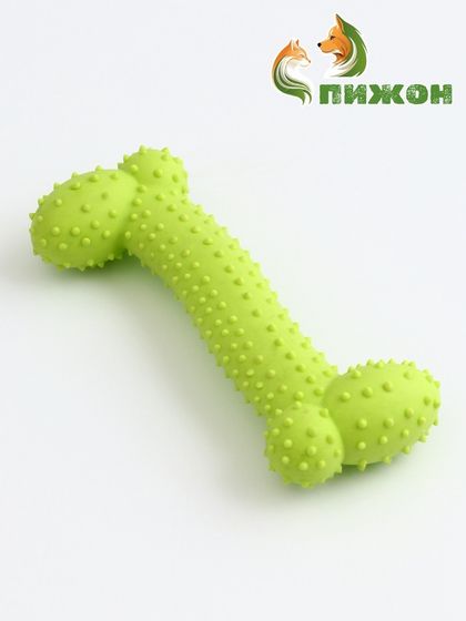 Игрушка жевательная &quot;Большая кость&quot;, 15,5 см, салатовая