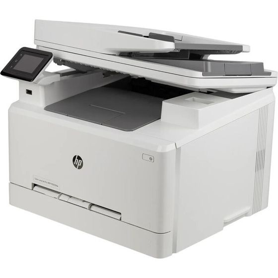 МФУ, лаз цв печать HP LaserJet Pro M283fdw, 600x600 dpi, 21 стр/мин(цв/чб), А4, Wi-Fi, белый