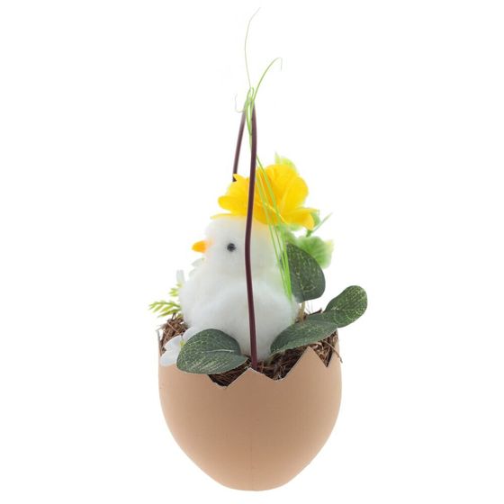 Изделие декоративное &quot;Корзина пасхальная&quot;, L10 W7,5 H16 см, 3в.