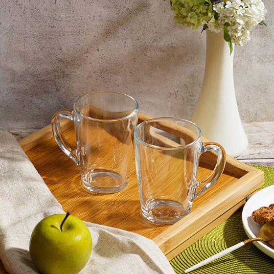 Набор кружек ВРЕМЯ ДЕГУСТАЦИЙ КОФЕ 320мл 2шт