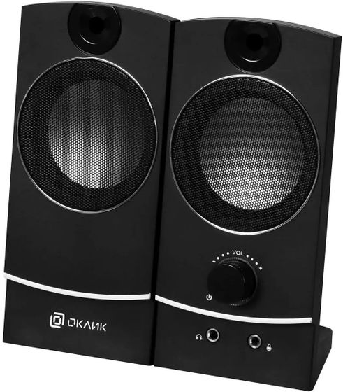 Колонки 2.0 Oklick OK-118 4Вт черный