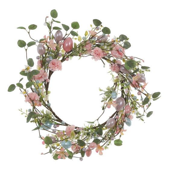 Изделие декоративное "Венок пасхальный", L46 W8 H46 см