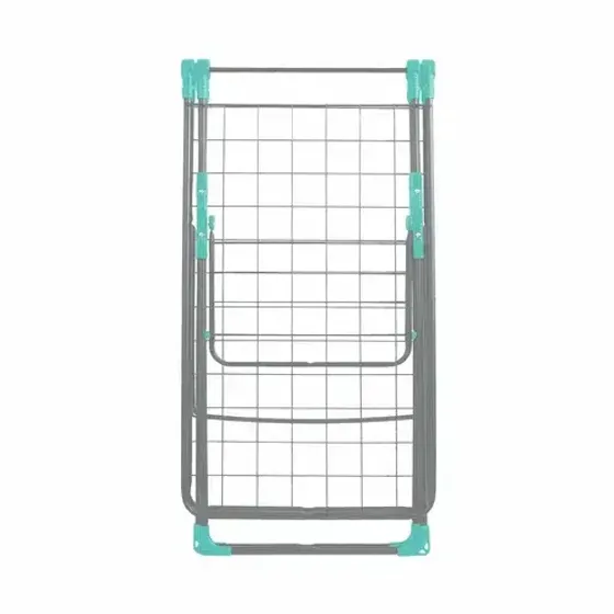 !09 Сушилка для белья напольная Nika СБ8П/С, складная, сушильное полотно 21 м, серебро