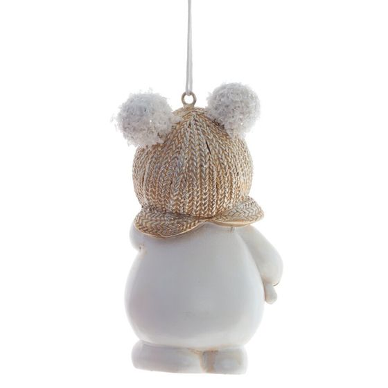 Изделие декоративное подвесное "Снеговик", L6 W4,5 H10 см, 2в.