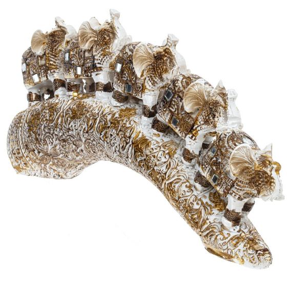 Фигурка декоративная &quot;5 слонов&quot;, Д22 Ш5 В9 см