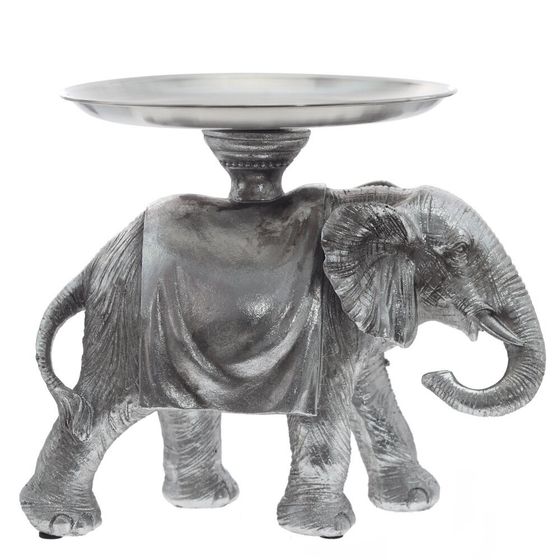 Фигурка декоративная &quot;Слон&quot; с подносом, L22 W16,5 H19 см