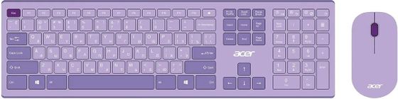 Клавиатура+мышь Acer OCC205 клав:фиолетовый мышь:фиолетовый USB беспроводная slim Multimedia (ZL.ACCEE.00D)