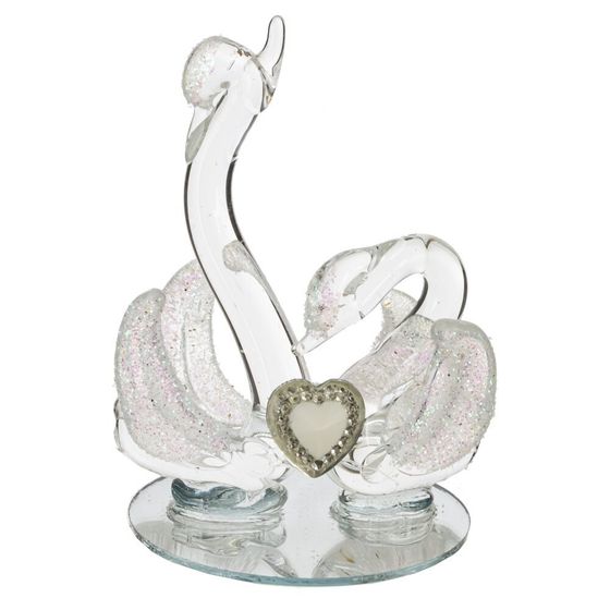 Фигурка декоративная "Лебеди", L4 W4 H6 см