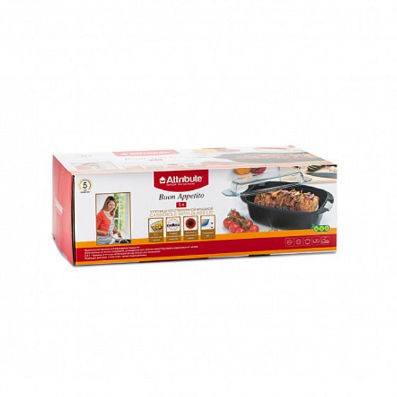 Утятница BUON APPETITO 32х21 с крышкой