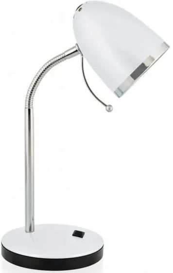 Лампа настольная Camelion KD-308 C01 (11476) 40Вт E27 белый