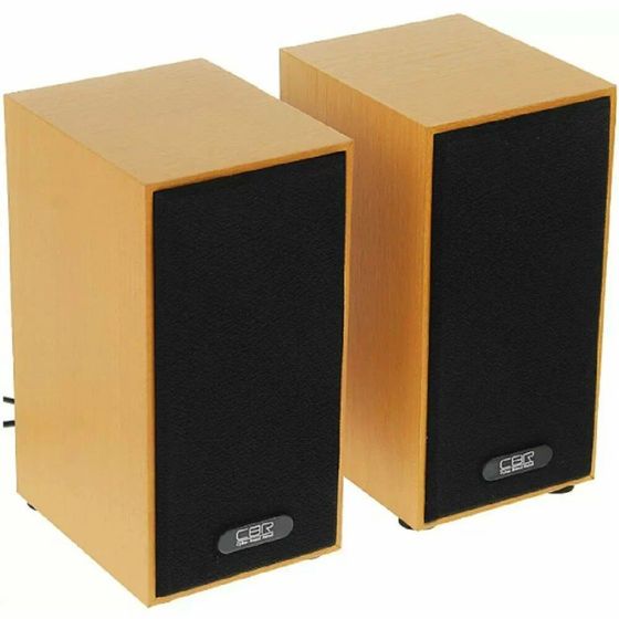 Колонки 2.0 CBR CMS 635 Brown 2.0 6Вт коричневый