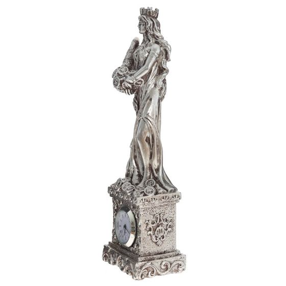 Часы настольные декоративные &quot;Фортуна&quot;, L7 W5 H24 см, (1xLR41)