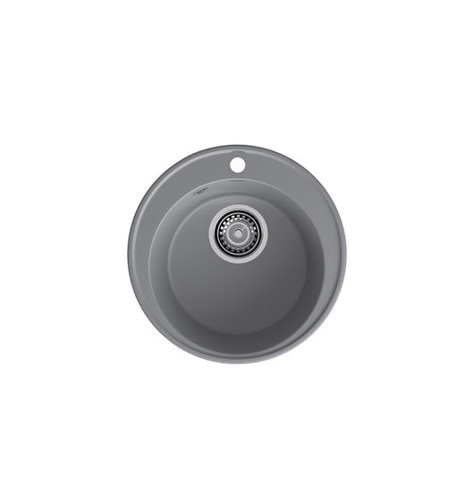 Мойка LEX LUGANO 480 DEEP GREY 48х48 кварц темно-серый