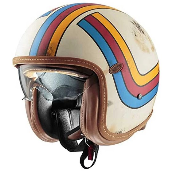 PREMIER HELMETS 23 VintagePlatin Ed. EX 8 BM 22.06 open face helmet