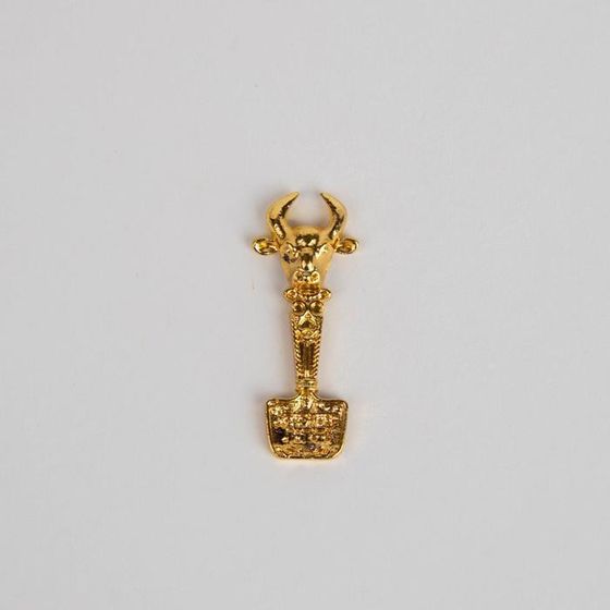 !09 НАБОР 4 ШТУКИ - Ложка загребушка на подложке "Крутого Нового Года", 1 х 4 см.