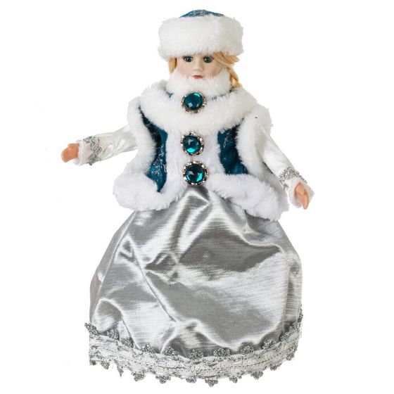 Снегурочка с ёмкостью для конфет, L18 W13 H33 см