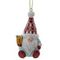 Фигурка декоративная подвесная &quot;Гном&quot;, L5 W4 H8 см, 3в.