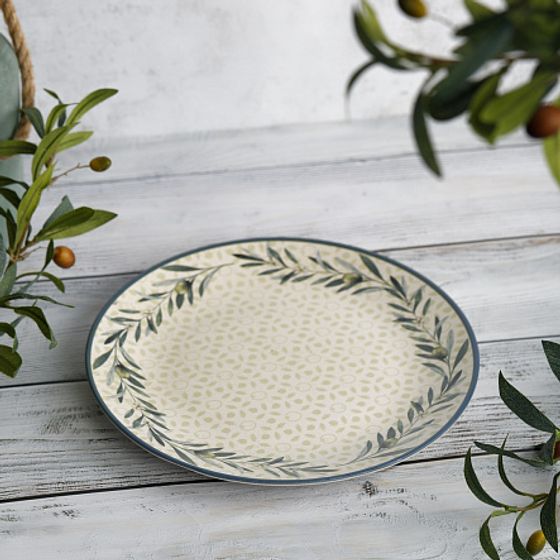 Тарелка обеденная OLIVE 25см