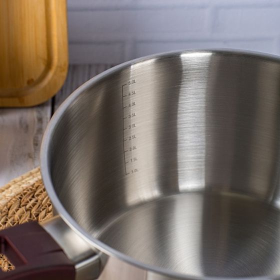 Кастрюля с крышкой AUGUSTA SPECIALE 24х13.5см 5.7л