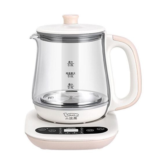 LOTOR Wellness Pot Small Office All-in-One Tea Maker With Large Capacity Glass Flower Teapot H10