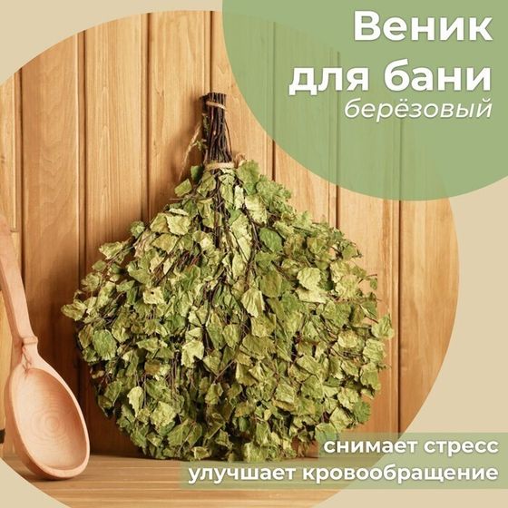 !Веник 2 штуки для бани берёзовый Богатырский