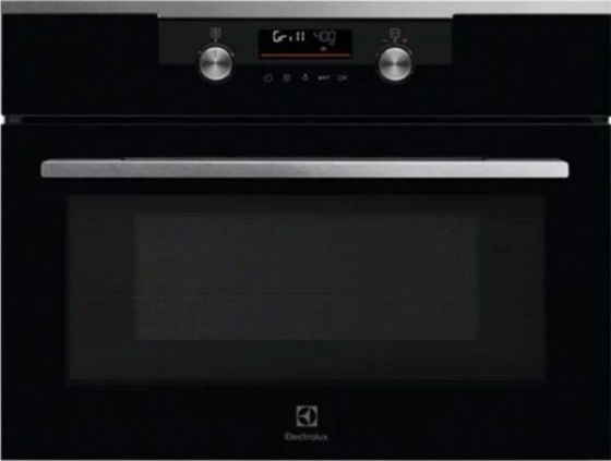 Микроволновая печь Electrolux KVMDE46X 42л 1000Вт черный (встраиваемая)