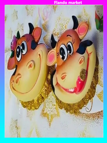 !09 Шкатулка &quot;Коровка&quot; 10*9*6 см., дизайн микс.