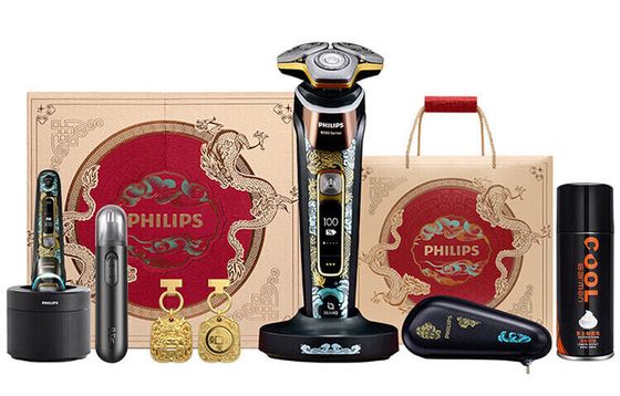 PHILIPS S9889 Year Of The Dragon Gift Limited Edition Swivel Type Razors SkinIQ Muscle Sensing Technology