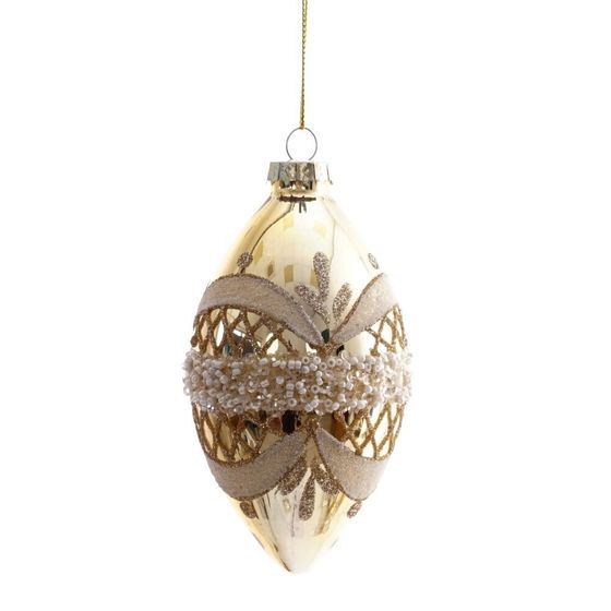 Украшение новогоднее &quot;Капля&quot;, L7 W7 H13 см, 3в.