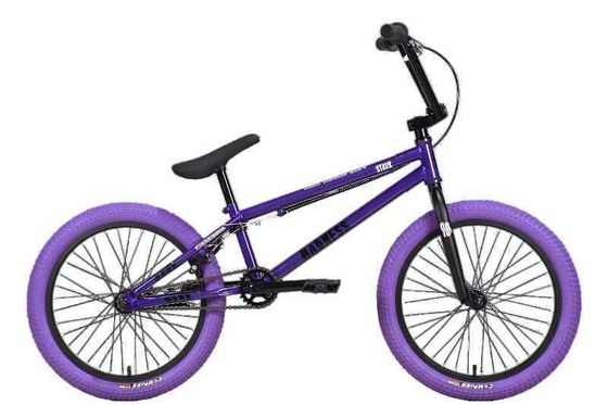 Велосипед Stark Madness BMX 4 20&quot; рама 9&quot; серо-фиолетовый/черный/фиолетовый (HQ-0014376)